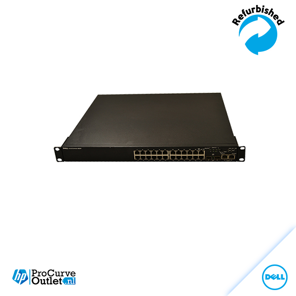 Dell Powerconnect 3524P 24Port 10/100 PoE 2 xSFP/GIG-T GB uplink 0P489K-28298