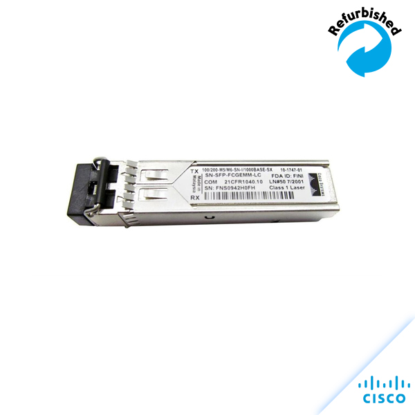Cisco DS-SFP-FCGE-SW 1 Gbps Ethernet and 2 Gbps Fibre 10-1747-01