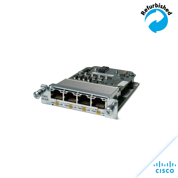 Cisco 4-Port 10/100 Ethernet switch interface card HWIC-4ESW