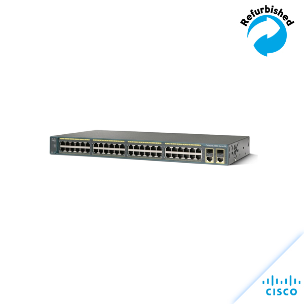 Cisco Catalyst 2960 24 10/100 (8 PoE) + 2 T/SFP LAN Lite Image WS-C2960-24LC-S