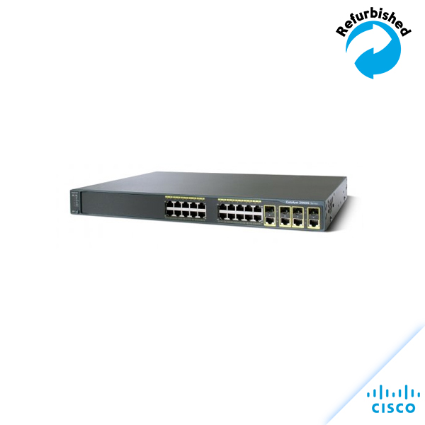 Cisco Catalysts 24 10/100 + 2 T/SFP LAN WS-C2960-24TC-L