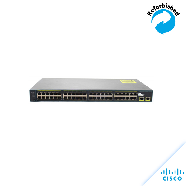 Cisco Catalyst 2960 48x10/100, 2xT/SFP LAN WS-C2960-48TC-L