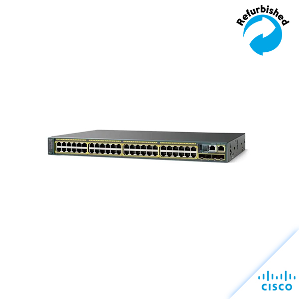Cisco Catalyst 2960S 48 GigE, 4 x SFP LAN Base No Cover WS-C2960S-48TS-L-NC