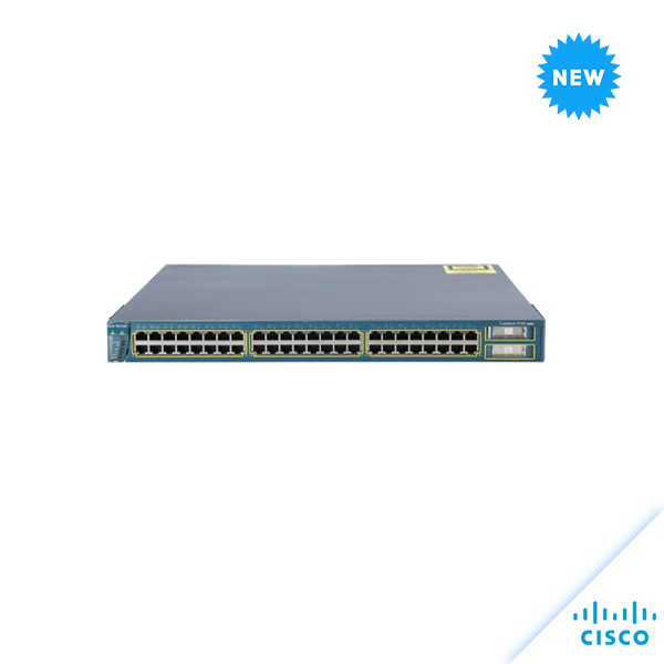 Cisco Catalyst 48x10/100, 2 GBIC ports: SMI WS-C3550-48-SMI