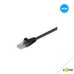Goobay CAT5e UTP kabel 1.5 meter Zwart 4040849955624