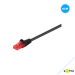 Goobay U/UTP Patch CAT6 kabel 2XRJ45 1.5MT Zwart 4040849955969