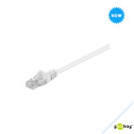 Goobay U/UTP Patch CAT6 kabel 2XRJ45 1.5MT Wit 4040849955983