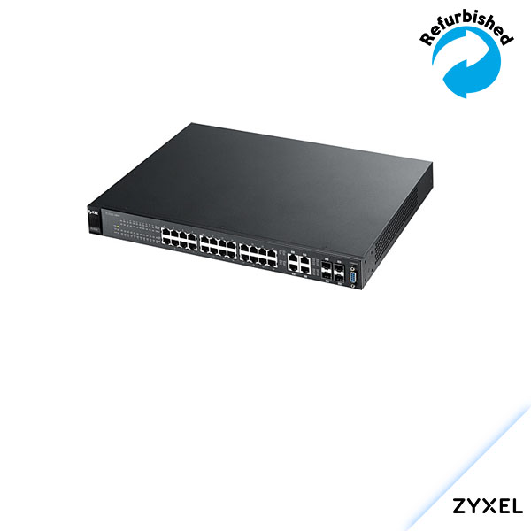 Zyxel 24-Port 10/100 L2+ Managed Switch PoE Switch ES3500-24HP
