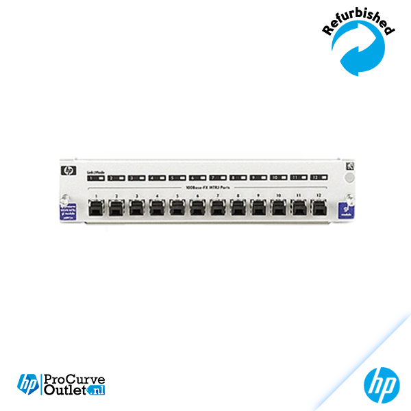 HP ProCurve gl 12-Port 100-FX MTRJ Module J4892A 808736419284