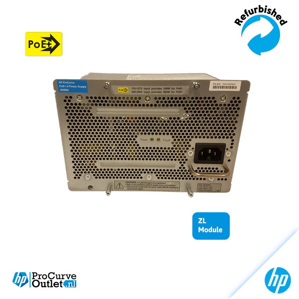 HP Aruba / ProCurve 875w PoE zl Power Supply J8712A 5704327863878