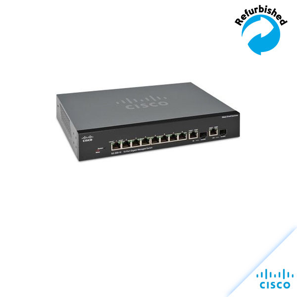 Cisco Small Business 10-port Gigabit Switch/w PSU Cisco SRW2008-K9