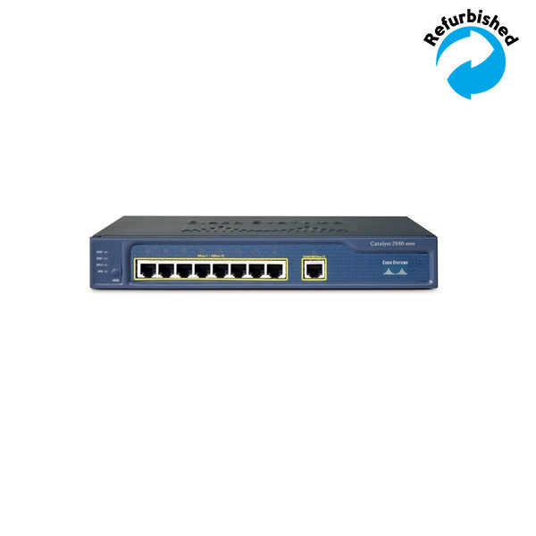 Cisco 8X10/100 Ethernet ports 1X1000BASE-TX WS-C2940-8TT-S
