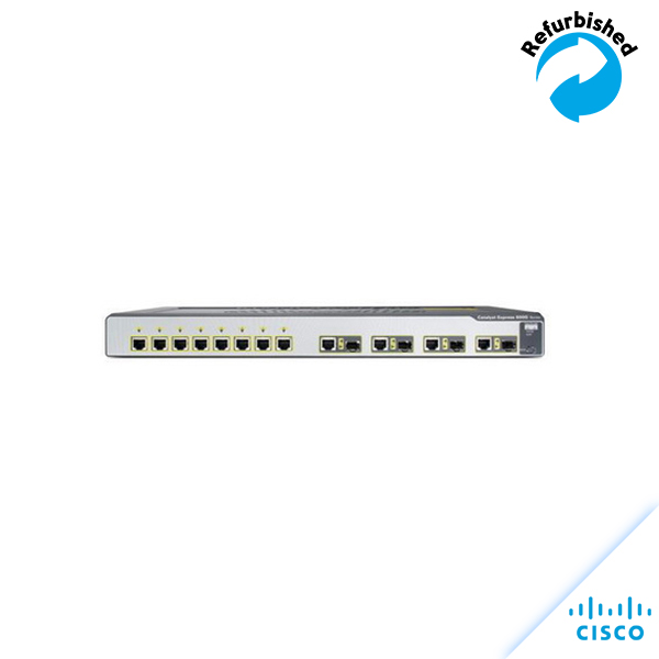 Cisco Catalyst 8-Port 10/100/1000Base-T ports and 4x SFP/T WS-CE500G-12TC
